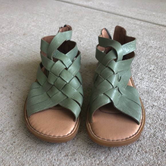 Born Iwa Sandal Woven Green 7 - Picture 2 of 5